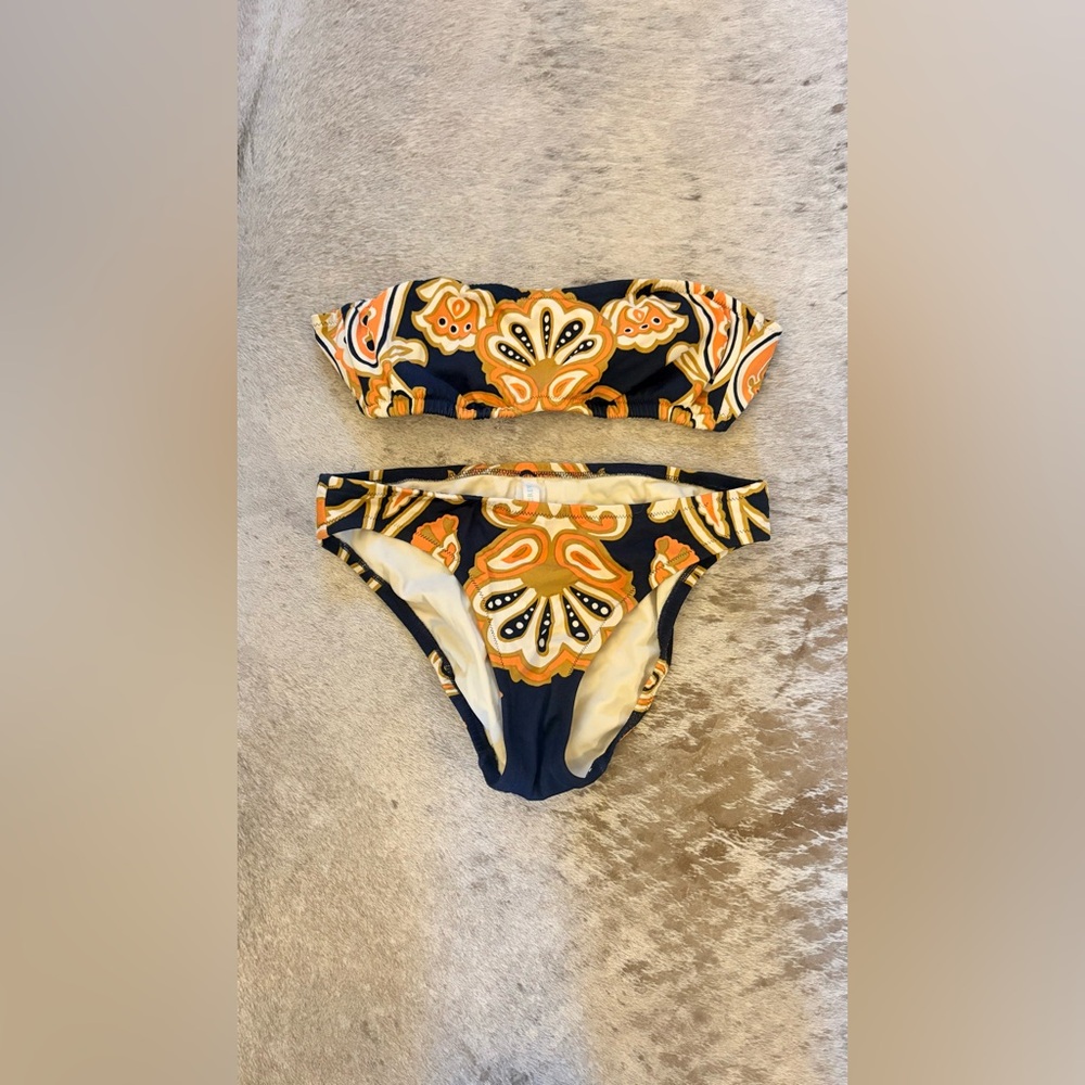 J.Crew Vibrant Floral Bikini Set Size Small